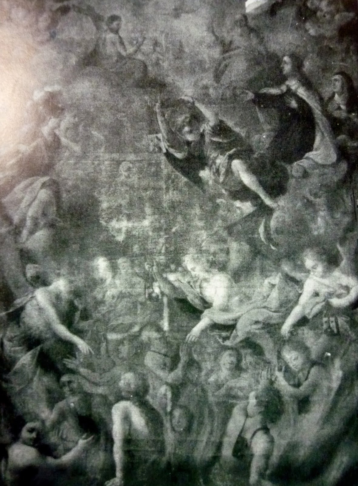 the virgen del carmen interceding for the souls in purgatory